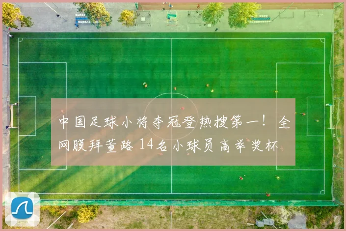 中国足球小将夺冠登热搜第一！全网膜拜董路 14名小球员高举奖杯